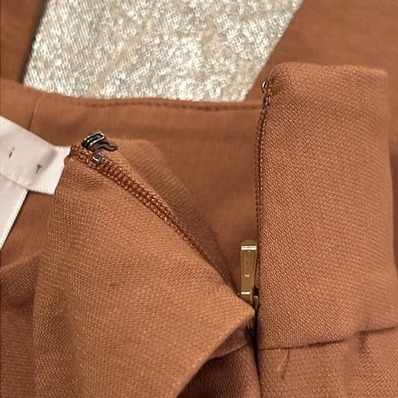 Leith Front Tie Trousers Tan Lion XS - Picture 12 of 12